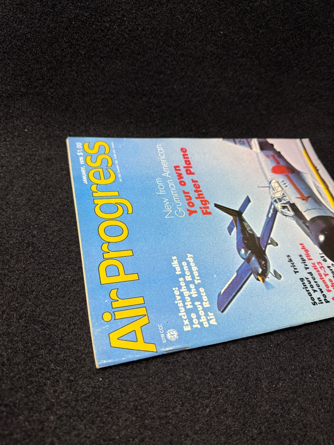 Air Progress January 1976 Aviation Magazine Fighter Planes Grumman American