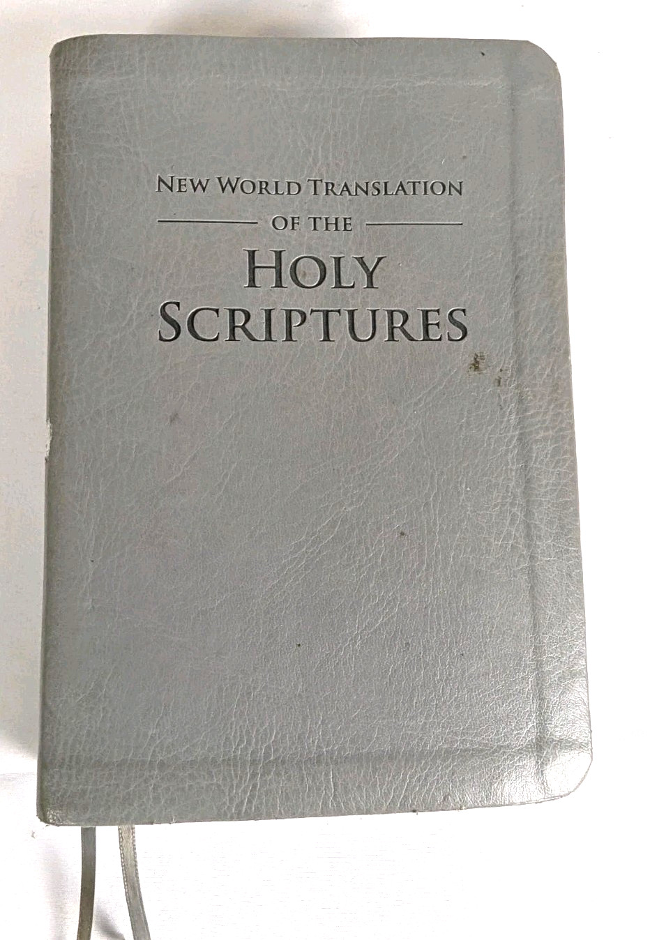 New World Translation of The Holy Scriptures Grey Leather Bound 2013 Holy Bible