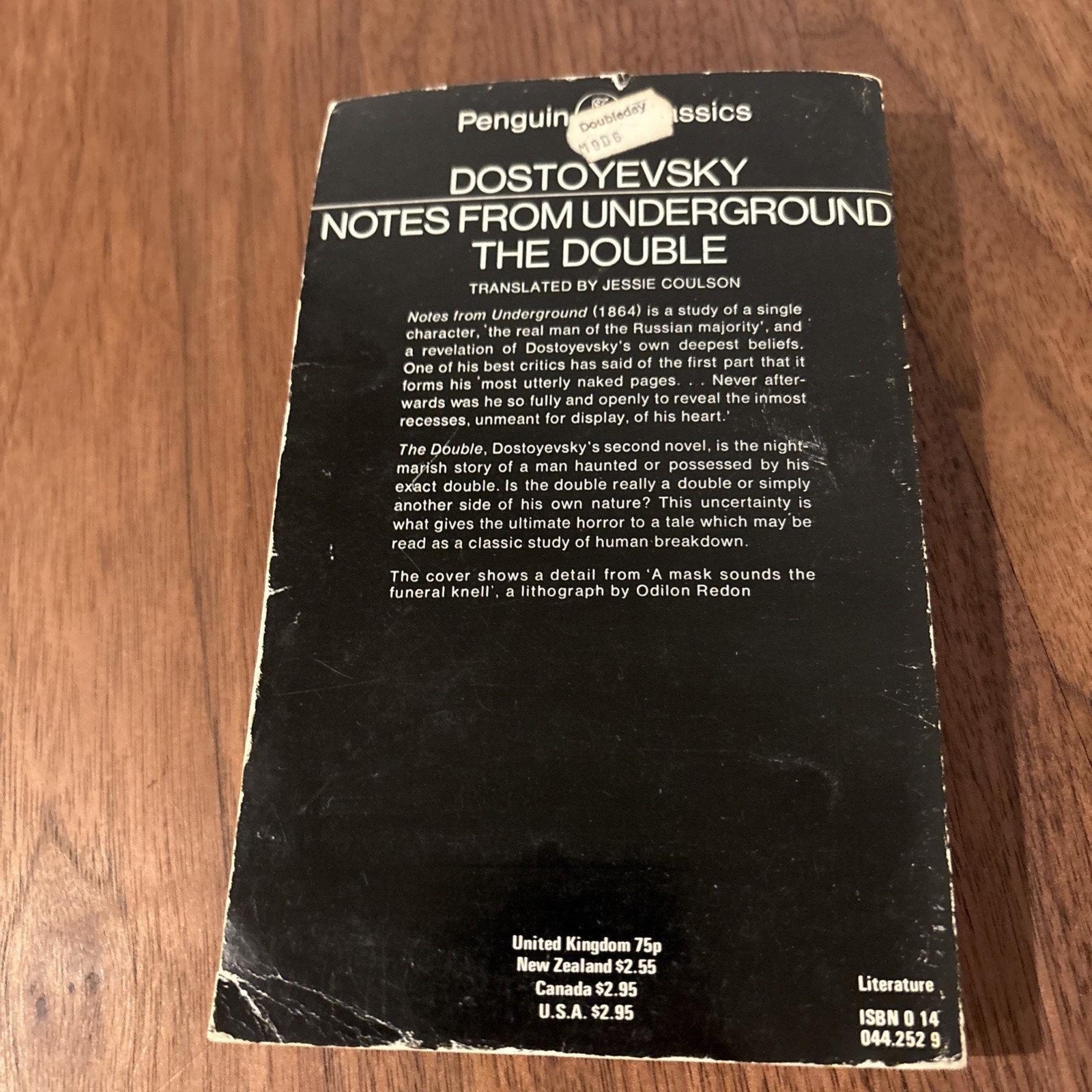 Notes from Underground the Double: The Double ROUGH PB6