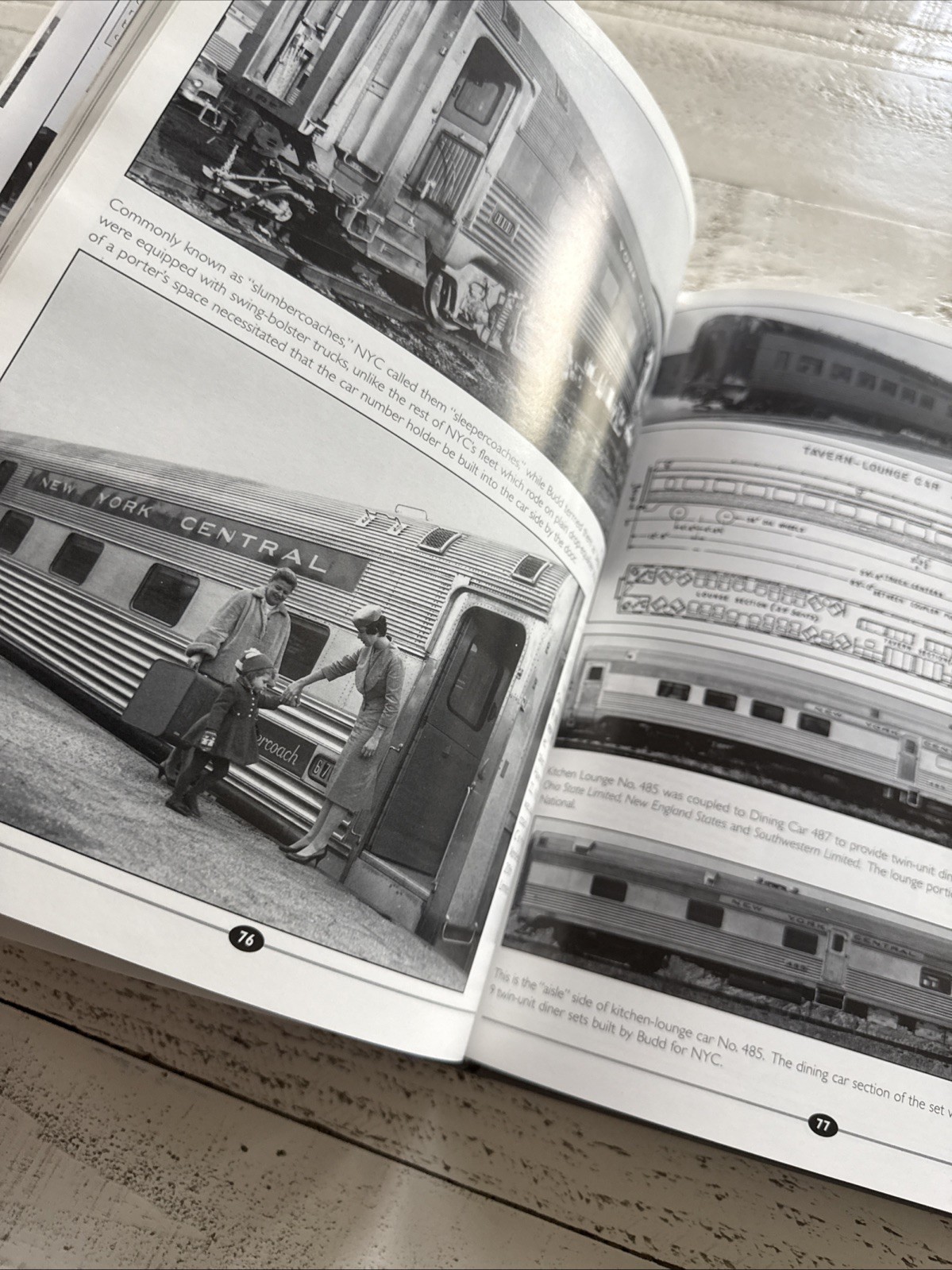New York Central Lightweight Passenger Cars Trains Travel Doughty HC 1997