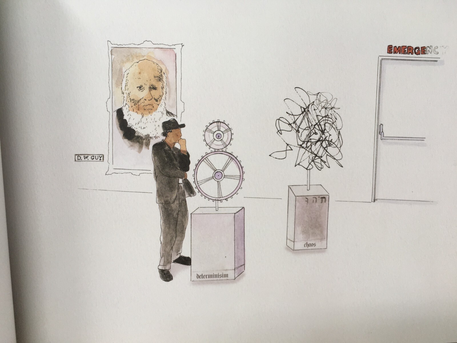 The Well of Being -A Children’s Book for Adults by Jean-Pierre Weill -Watercolor