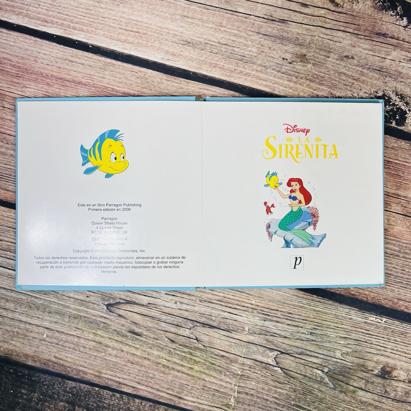 La Sirenita / The Little Mermaid (Libro de Disney en Español & English