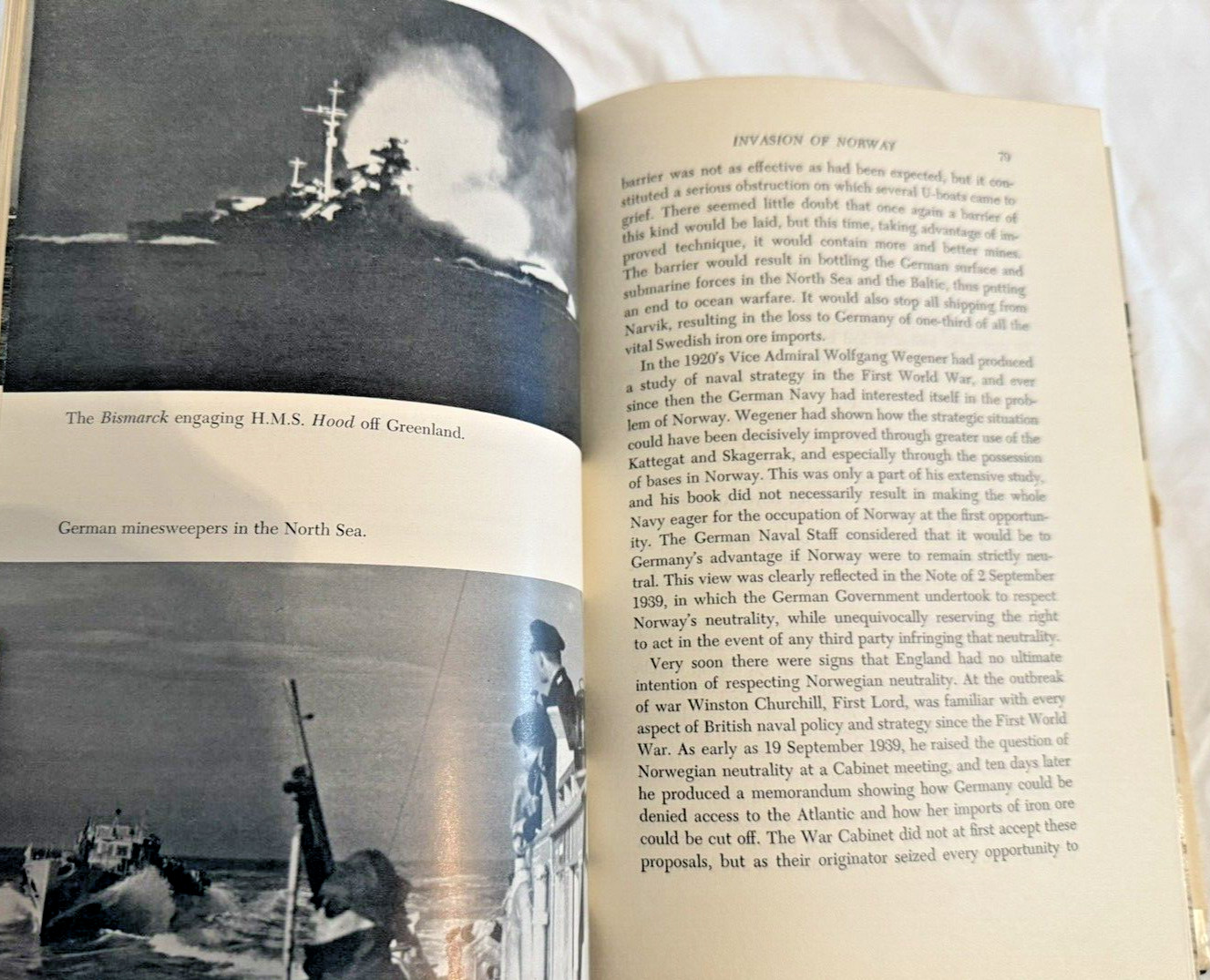 VG+ Der Geefrieg German Navy Story Friedrich Ruge 1957 Vintage Book HC DJ