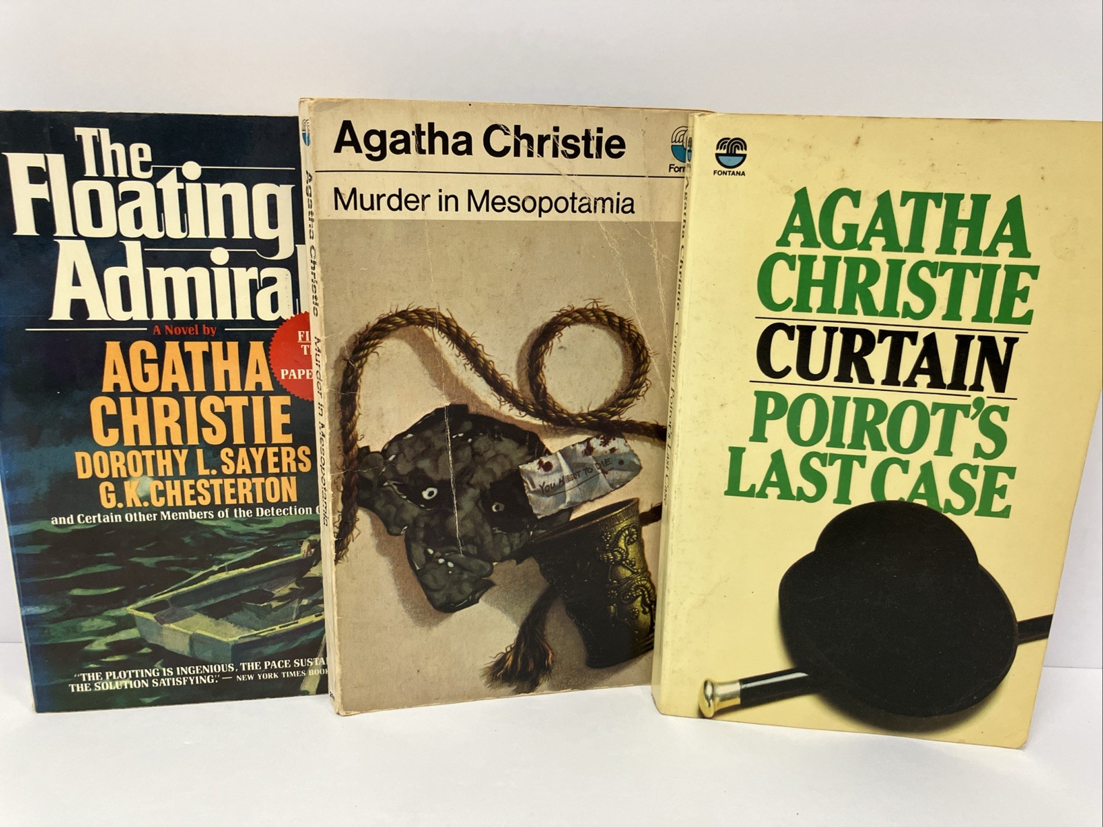 Vintage Agatha Christie Murder Mysteries Poirot Miss Marple (Lot of 12 MMPBs)
