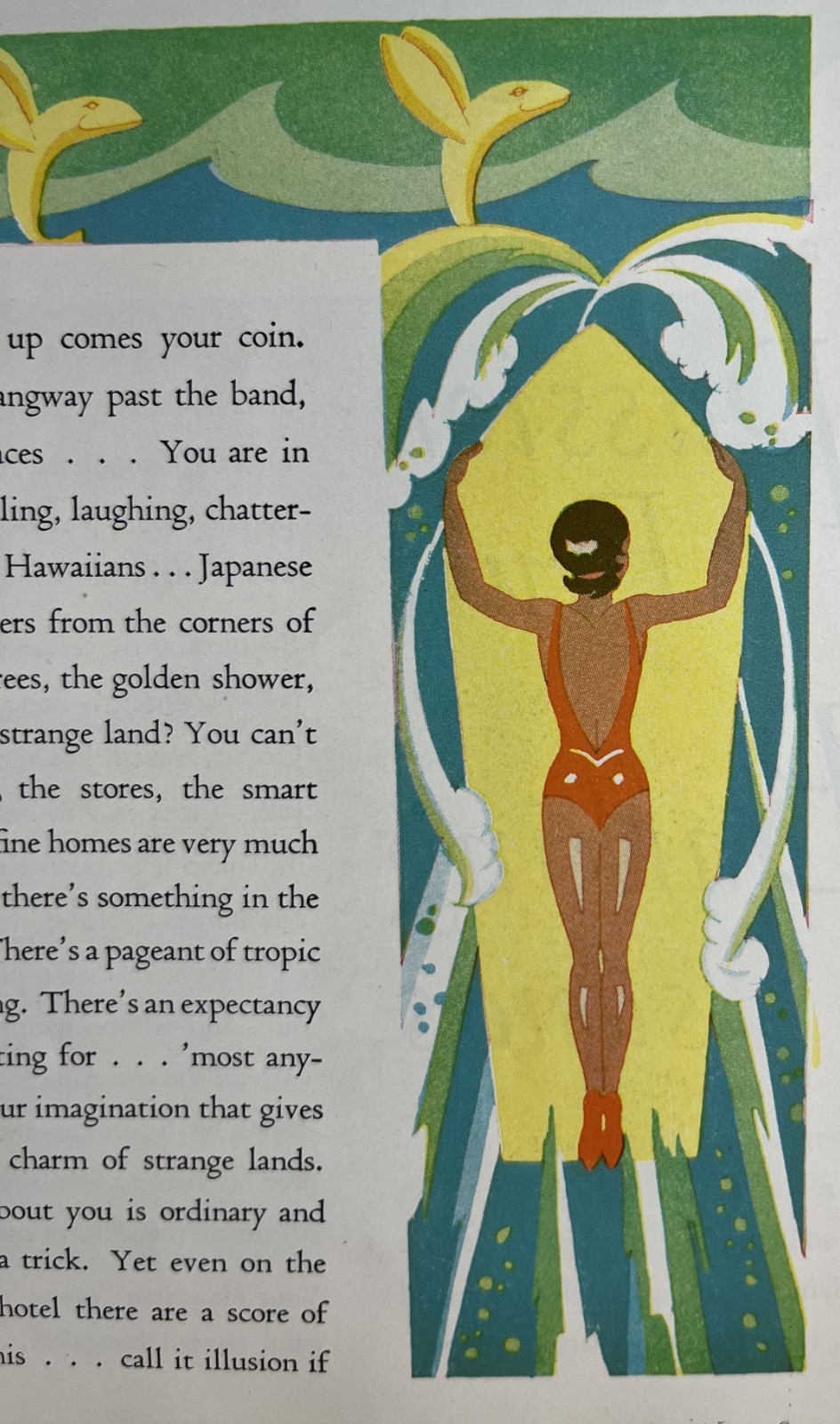1935 The Story of Hawaii Paperback by Hawaii Tourism-Color Pictoral Maps