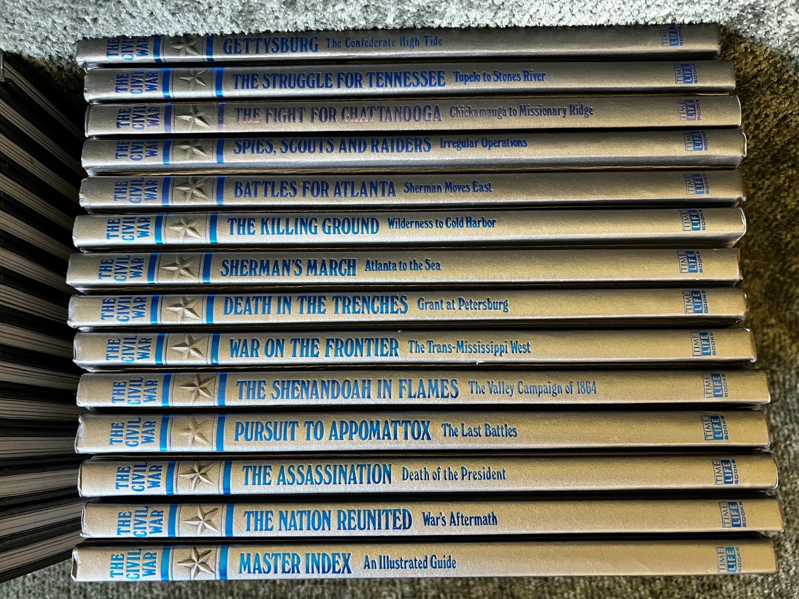 VTG The Civil War Time-Life Books Series Complete Set 28 Vol HB W/ Master Index