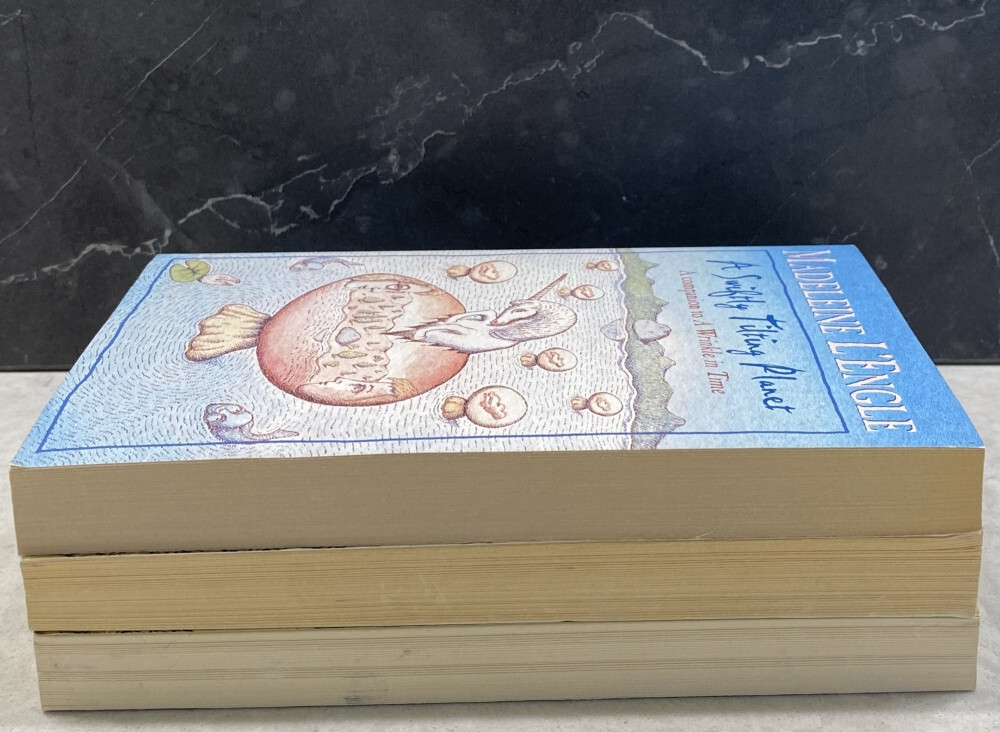 3 bk Lot, Madeleine L’Engle A Wrinkle in Time, Wind in the Door, Swiftly Tilting