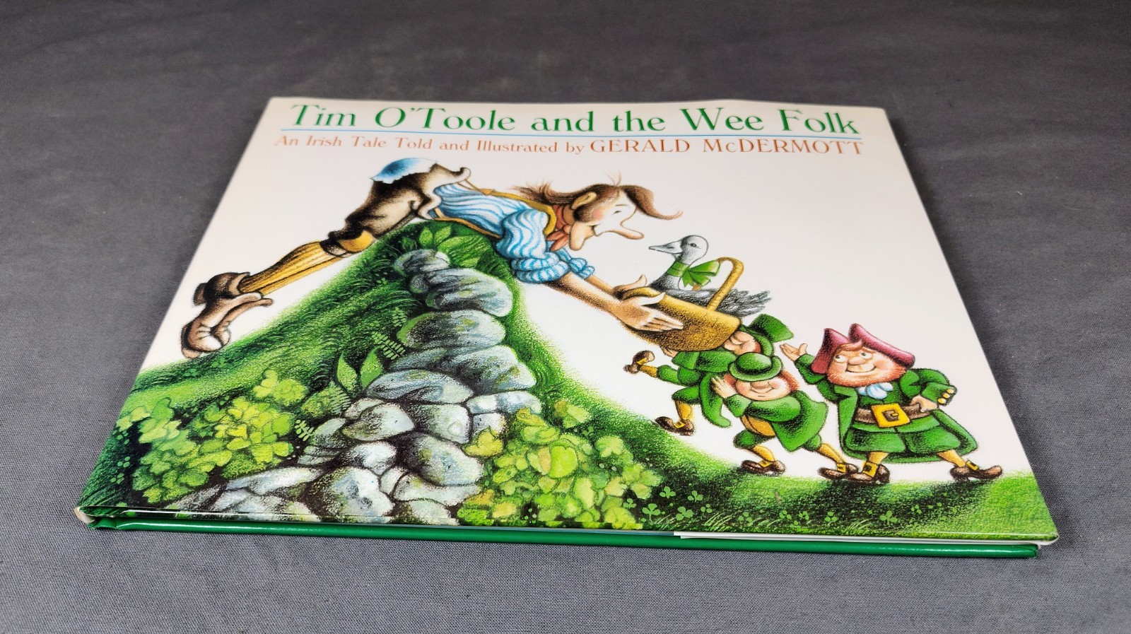 Tim O’Toole And The Wee Folk An Irish Tale SIGNED w/ ILLU. 1st Ed McDermott