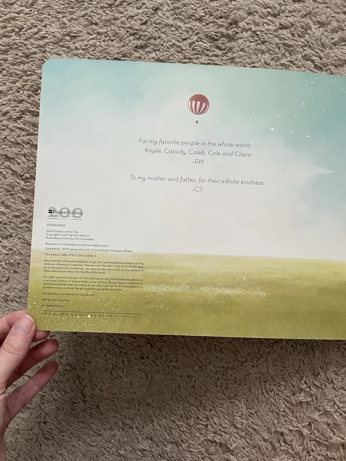 God’s Great Love for You by Rick Warren (2017, Hardcover)