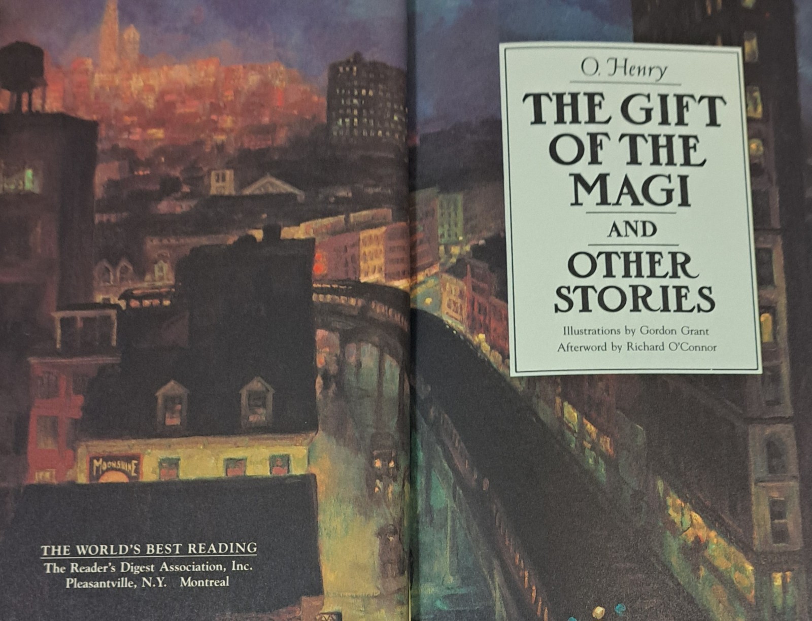 Reader’s Digest HC 2 Book Lot Gift Of The Magi Heart Of The West O. Henry