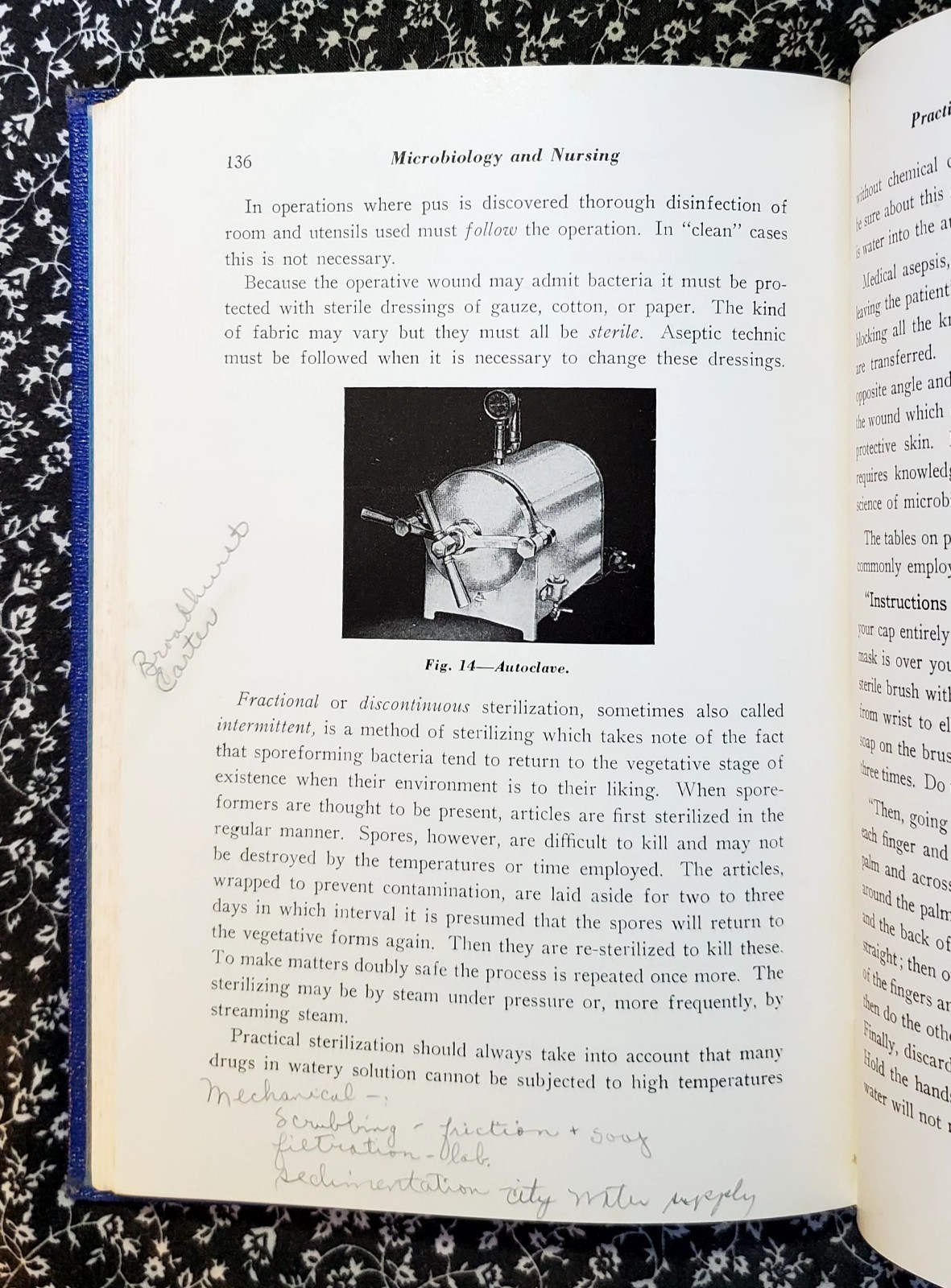 Microbiology Pathology And Nursing Eugene C. Piette, 1940, HC