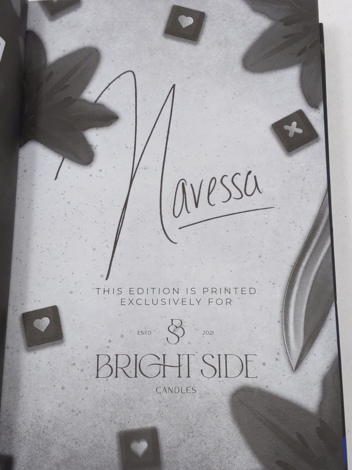 Lights Out by Navessa Allen Brightside Candle Special Edition – Hardcover