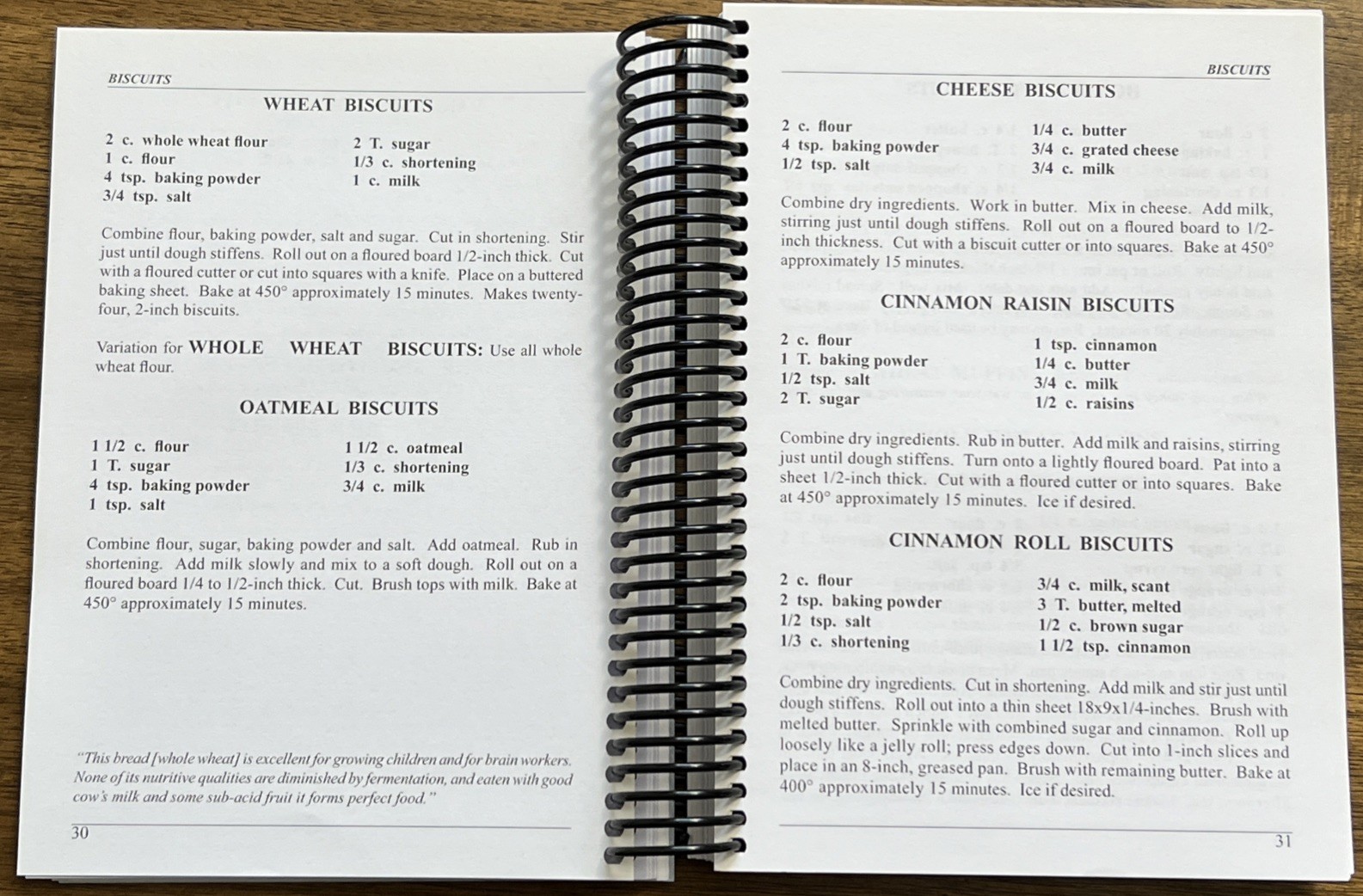 Grandma’s Recipes: Recipes From the 1920’s, 30’s And 40’s Vintage Spiral Bound