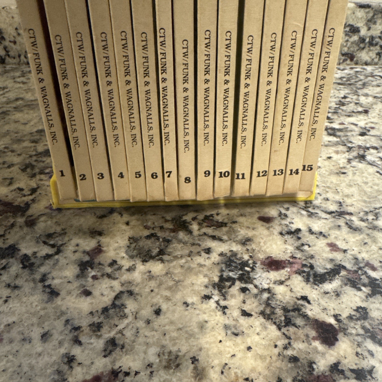 Complete Sesame Street Treasury Set 1-15 w/ Big Bird Holder 1983 CTW Books