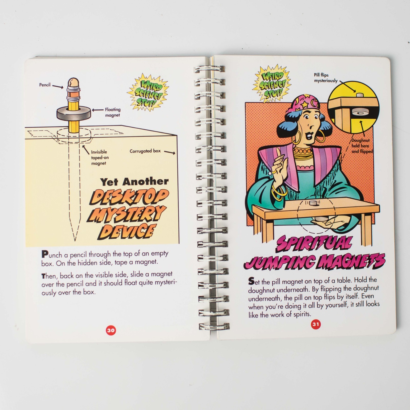 Klutz Magnetic Magic Book Paul Doherty John Cassidy Spiral Activity Science Book