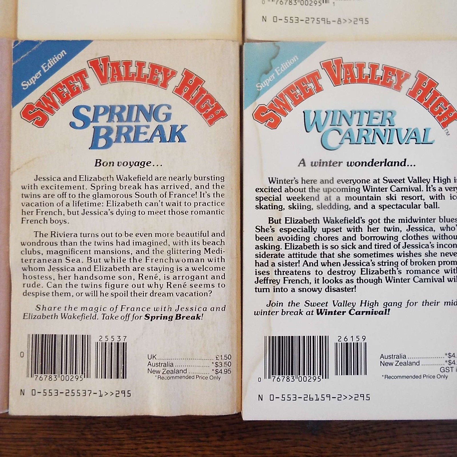 Lot 12 SWEET VALLEY HIGH Series Vtg Books by Francine Pascal
