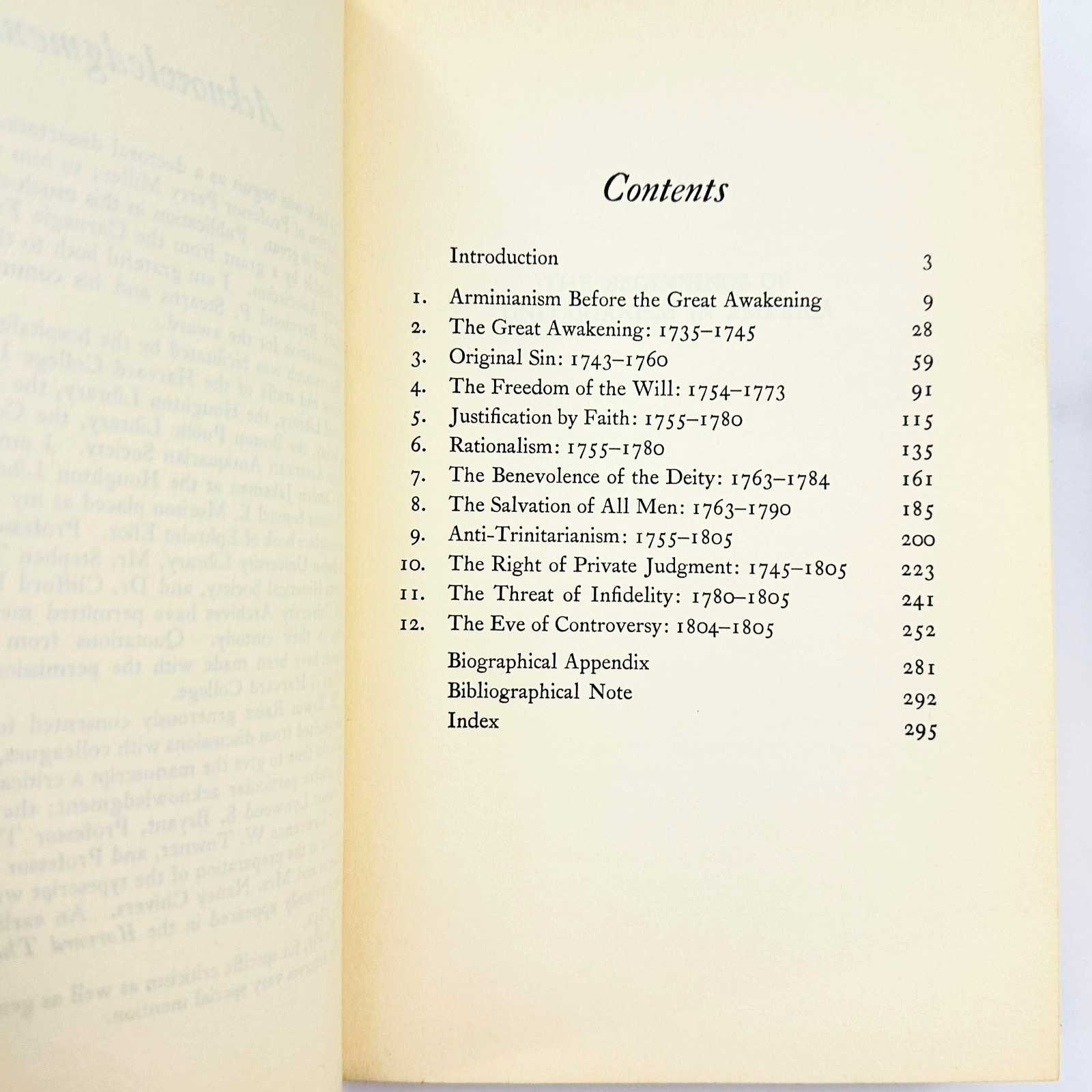 The Beginnings of Unitarianism in America Conrad Wright 1955 Hardcover Book