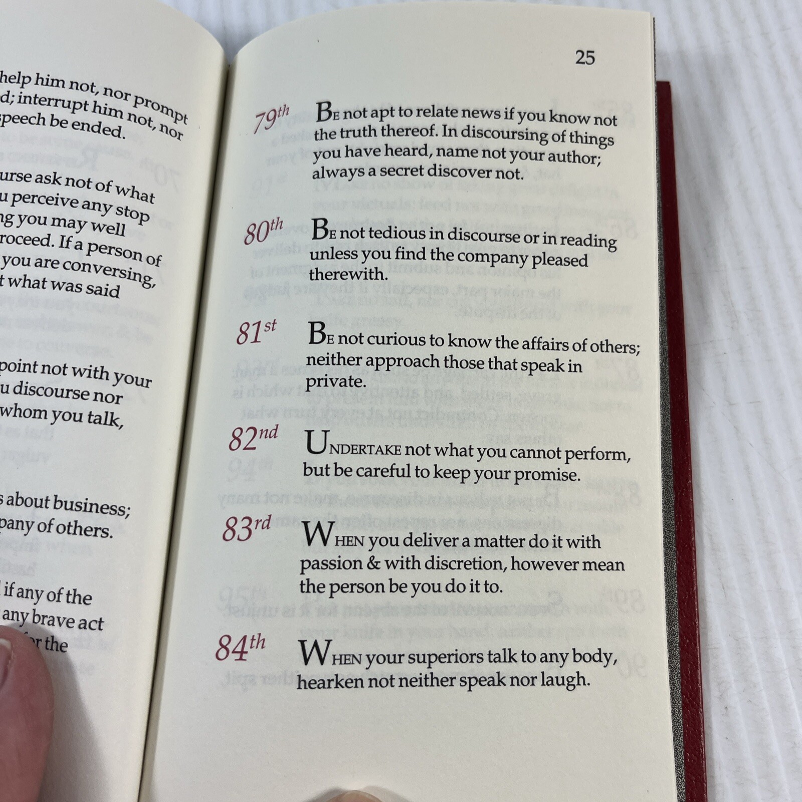 Washington’s Rules of Civility and The American Flag History and Etiquette Lot