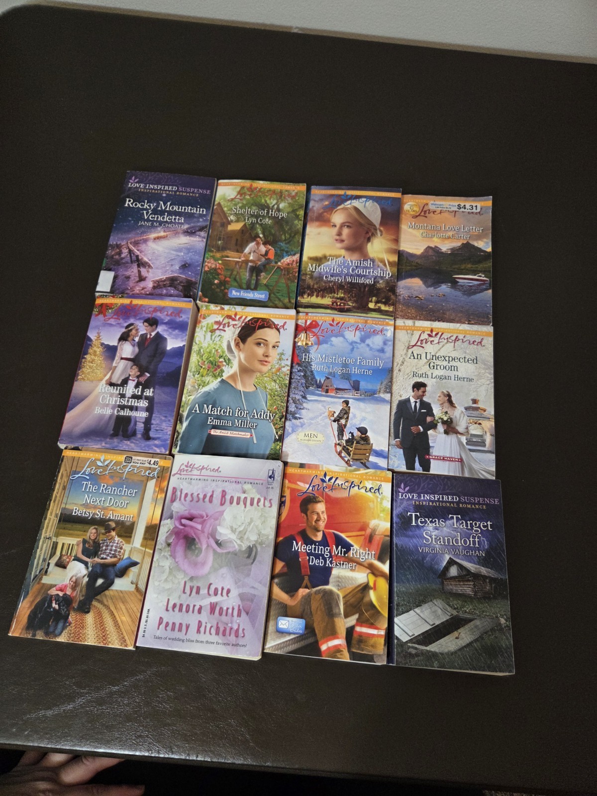 Love Inspired books LOT OF 12 Paperbacks christian romance mixed See Description