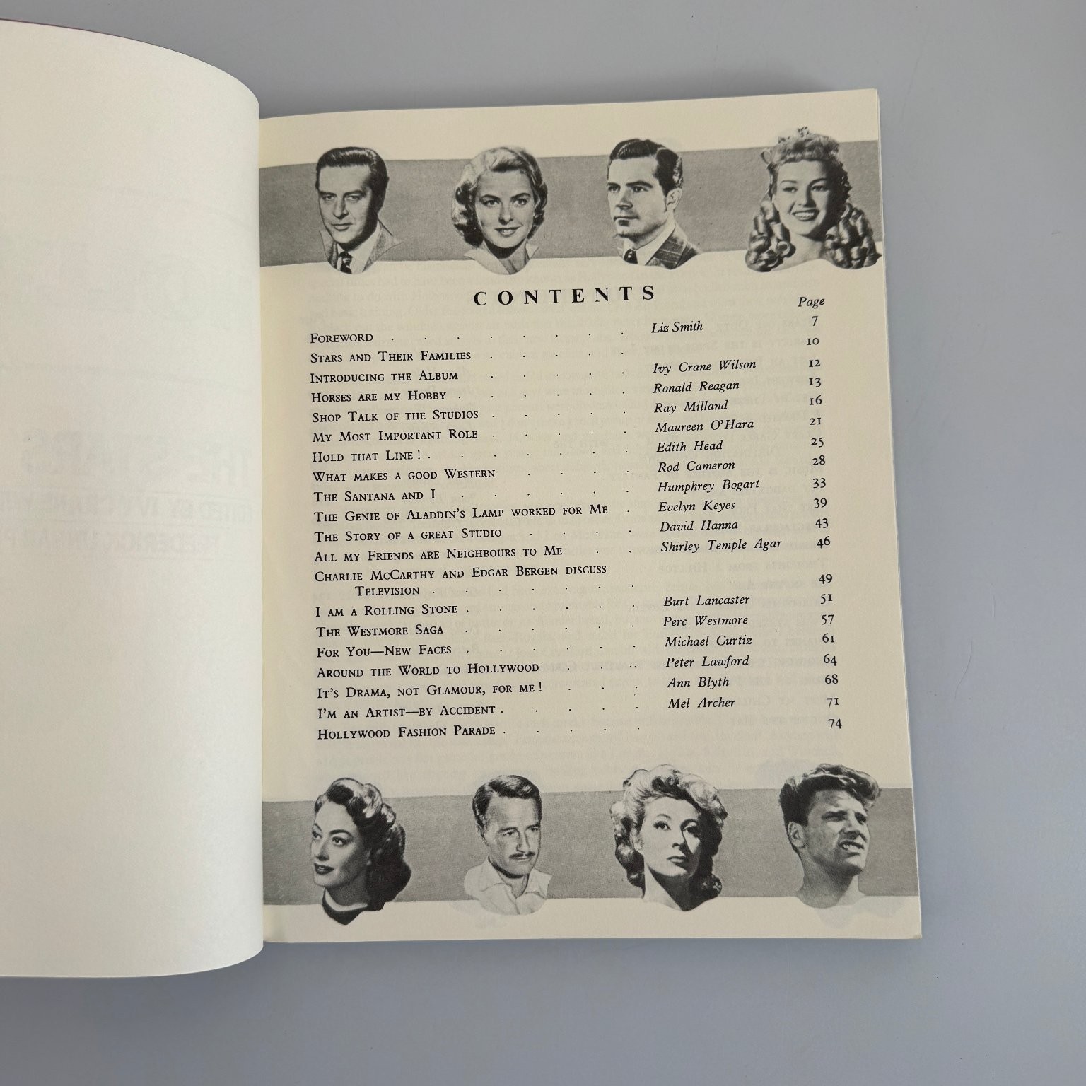 Hollywood in the 1940s Stars‘ Own Stories Wilson 1980 Film History Ungar ARC