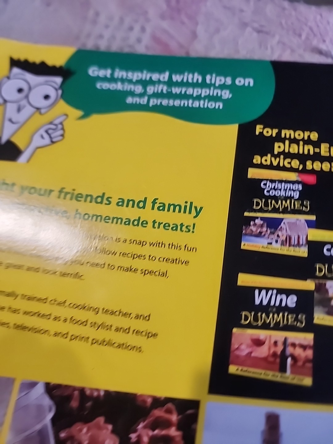 Gifts from the Kitchen for Dummies by Andrea Swenson (2002, Trade Paperback)