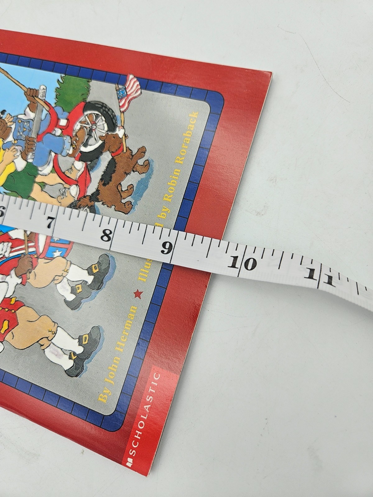 Red White Blue American Flag Kids Book Scholastic Patriotic History