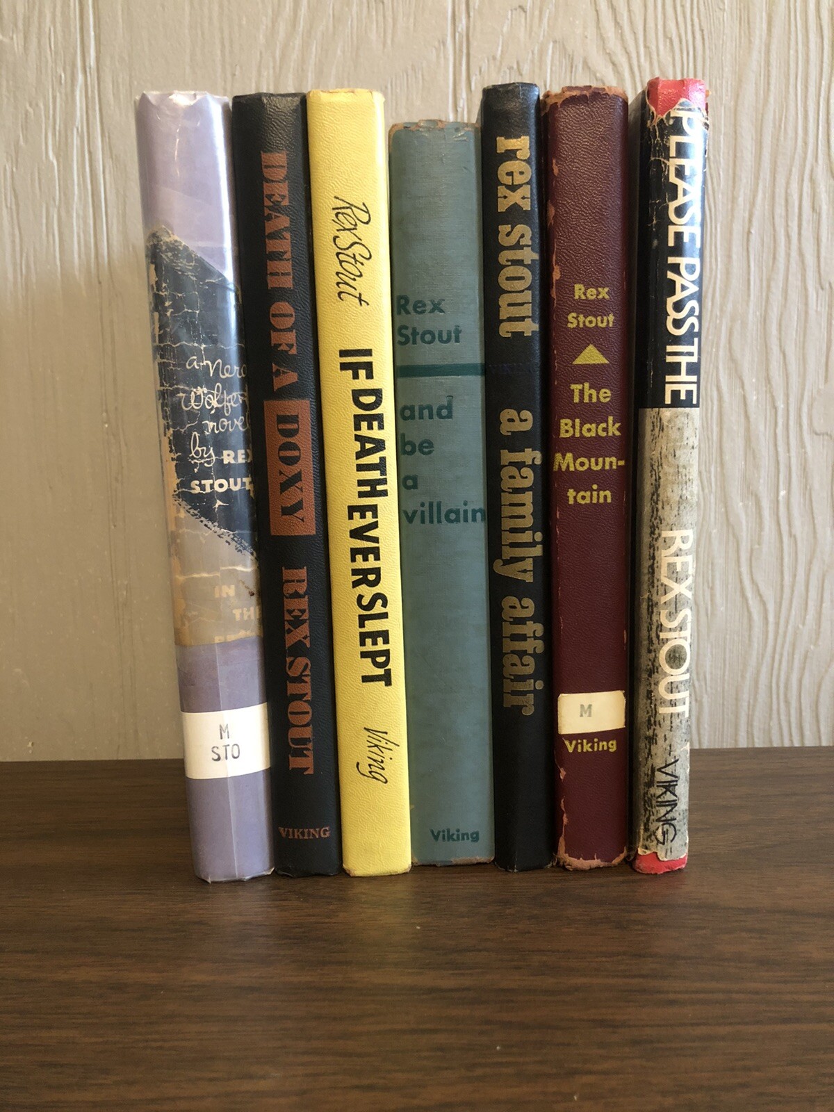 Rex Stout. Nero Wolfe novels. Choose title(s). Contact Seller. Combine Shipping.