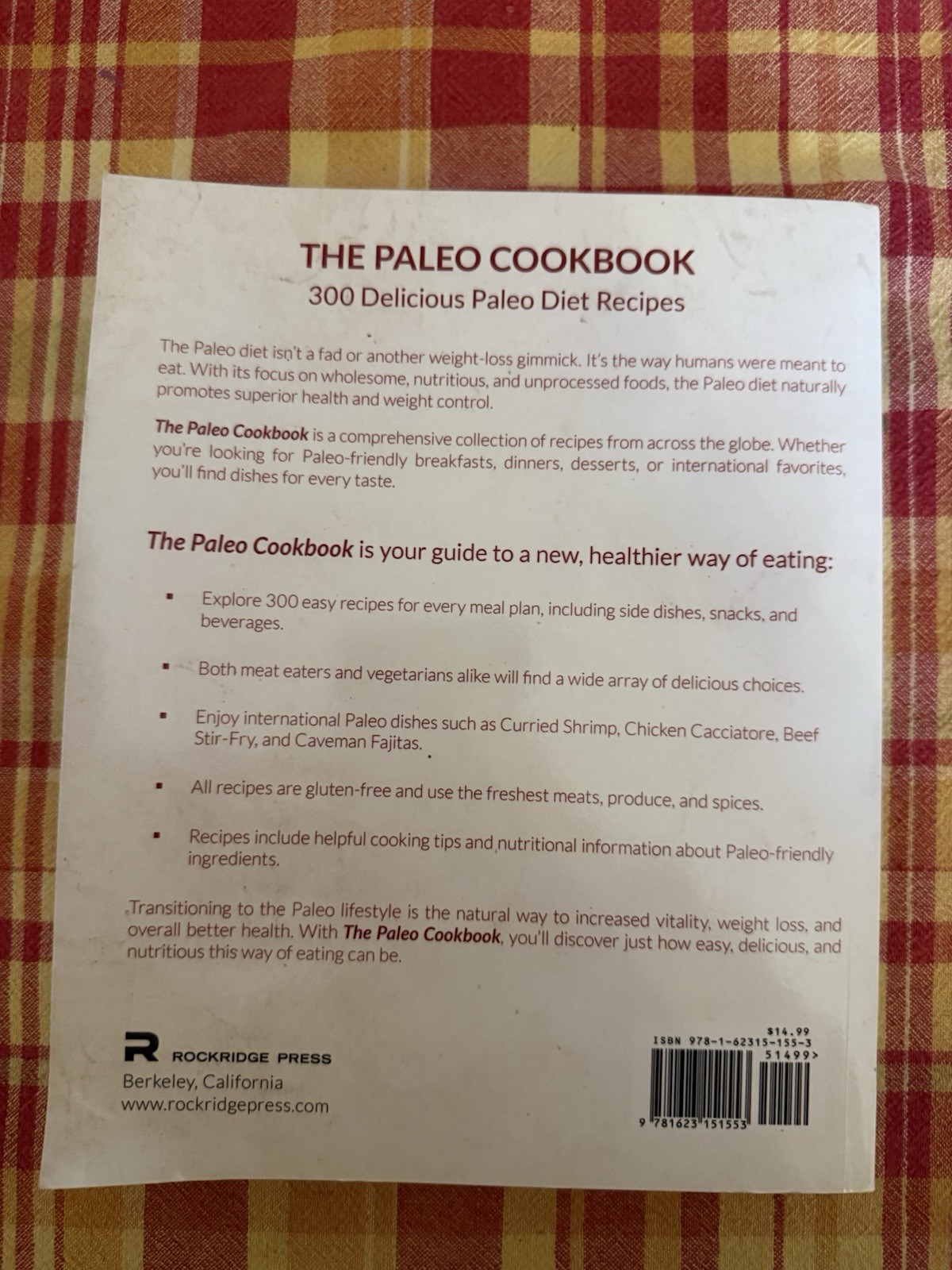Paleo Cookbook : 300 Delicious Paleo Diet Recipes by Rockridge Press (2013,…