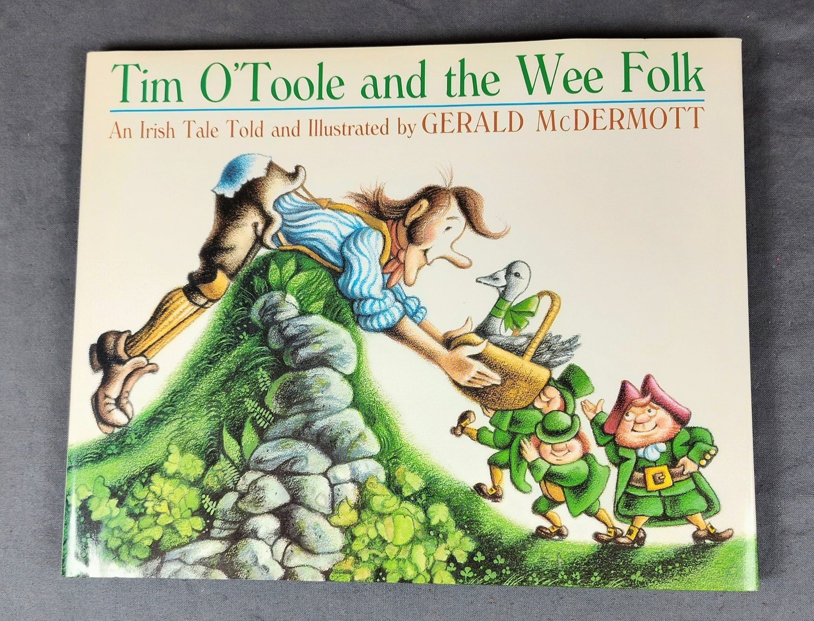 Tim O’Toole And The Wee Folk An Irish Tale SIGNED w/ ILLU. 1st Ed McDermott