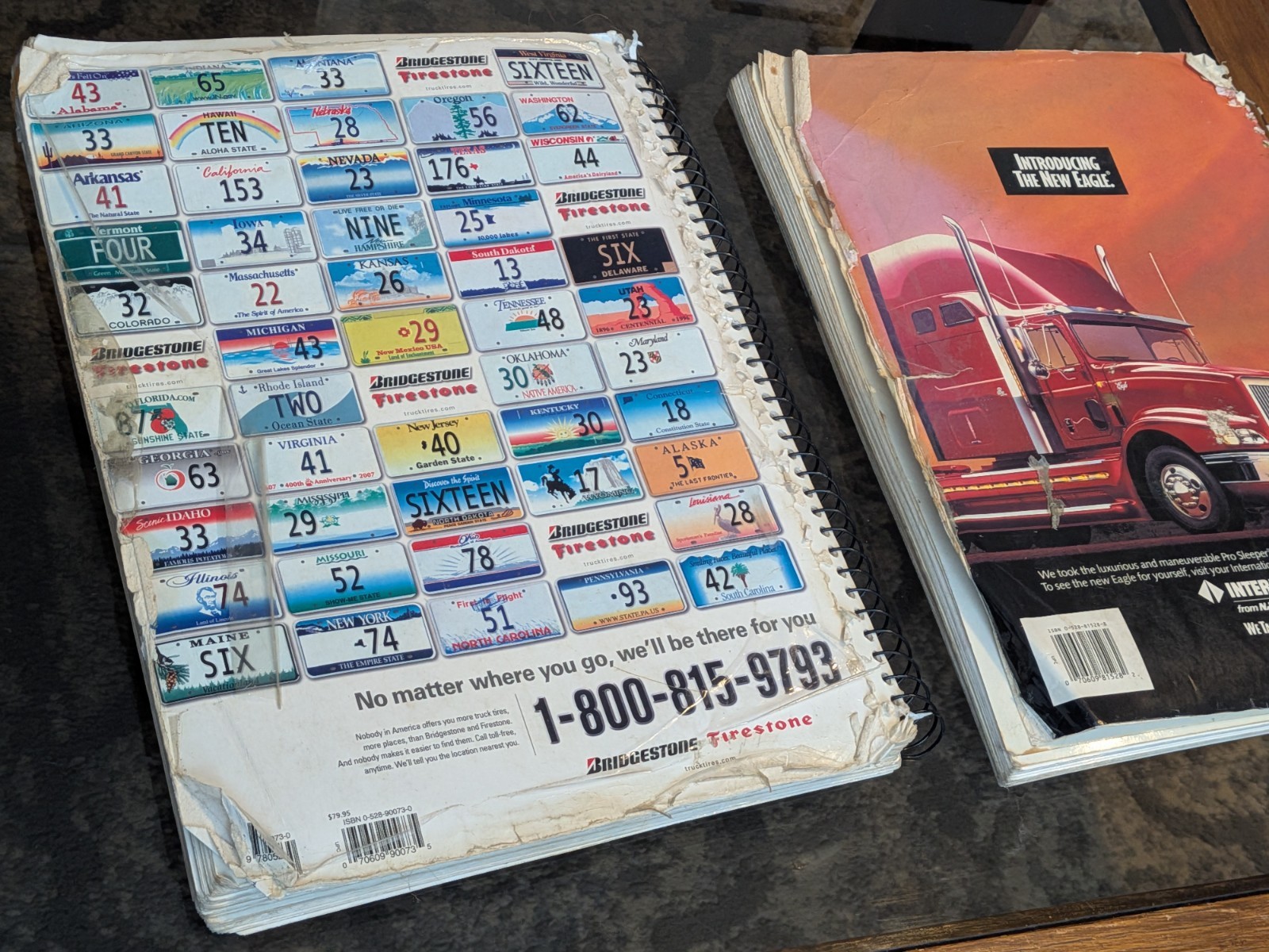 2x LOT Rand McNally 97 + 06 Deluxe Motor Carriers‘ Truckers Road Atlas US/Canada