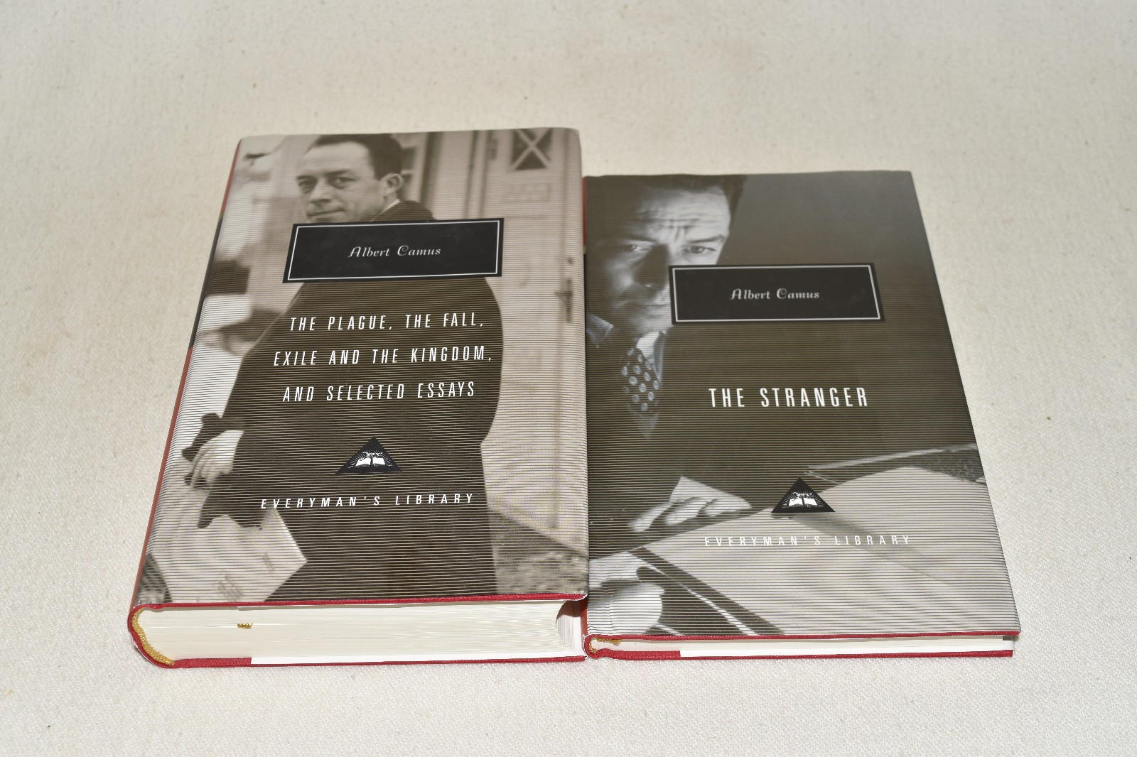 2V HCDJ ALBERT CAMUS Everyman’s Library STRANGER PLAGUE FALL EXILE KINGDOM FINE!