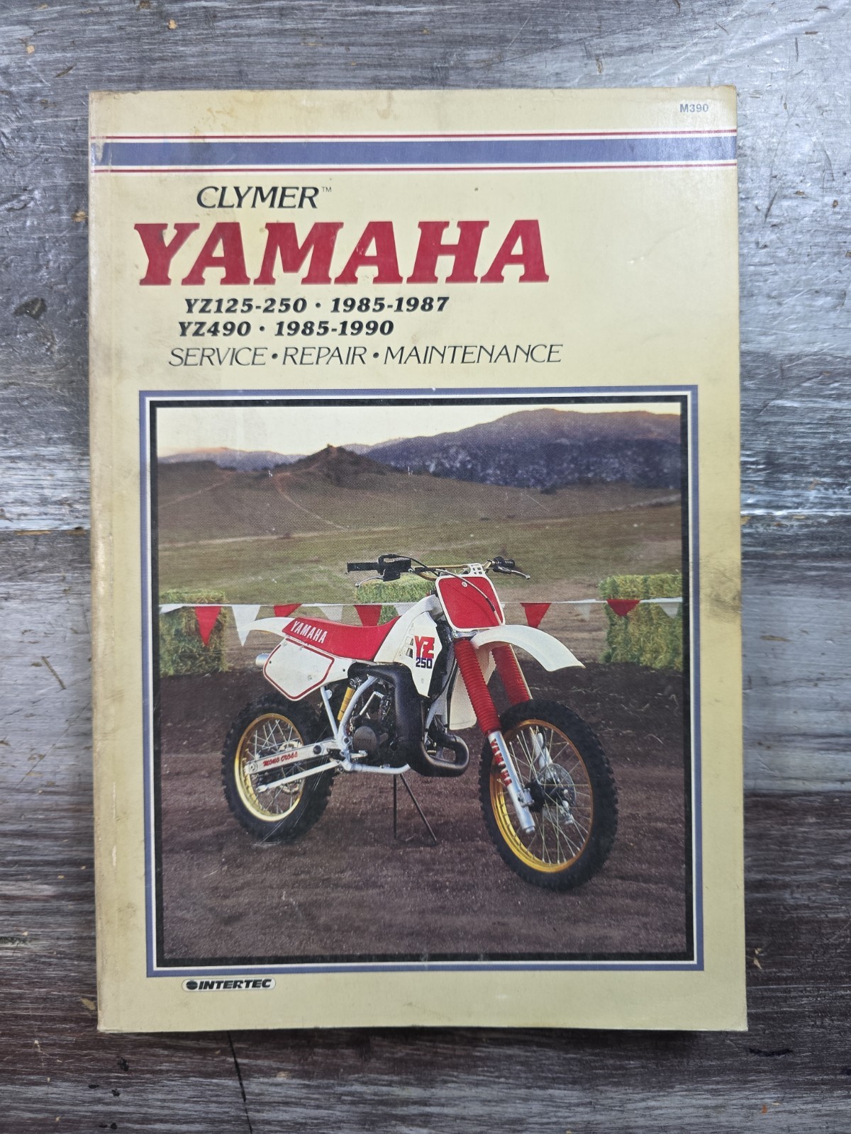 Clymer Service Repair Maintenance Manual M390 Yamaha YZ125-250 1985-1987 YZ490