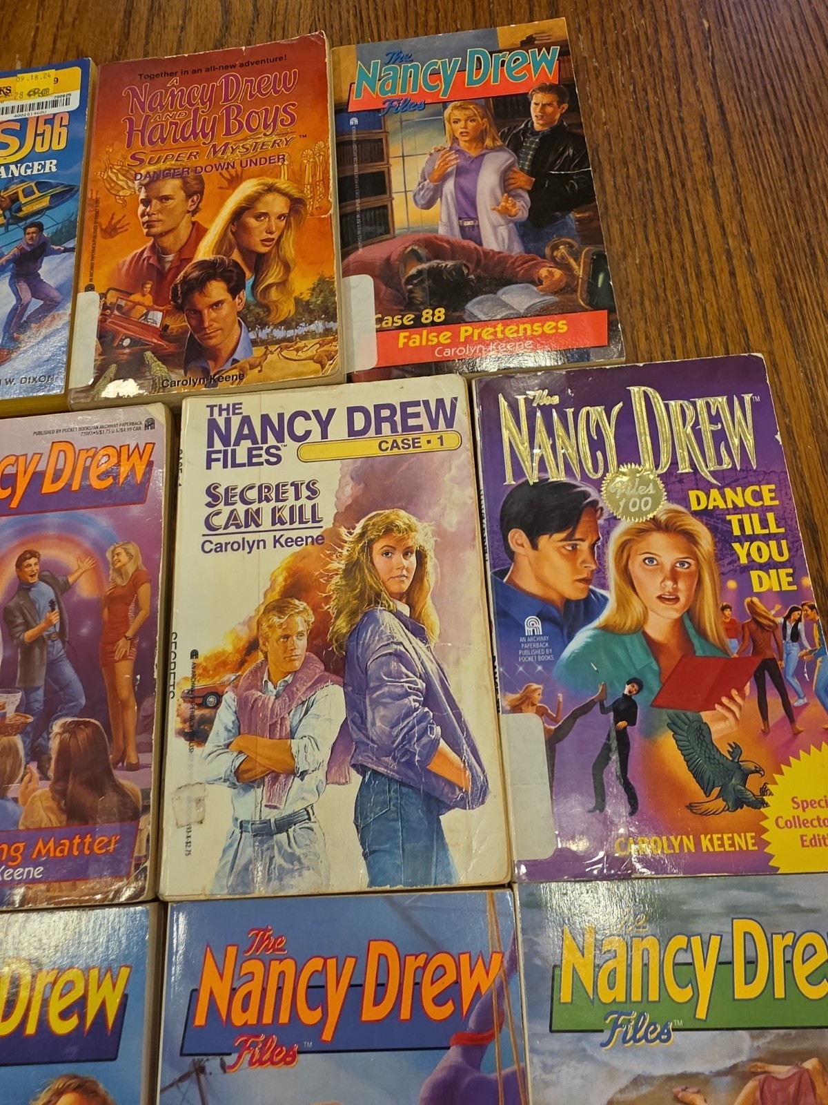 Lot of 19 Nancy Drew Files Chapter Books by Carolyn Keene