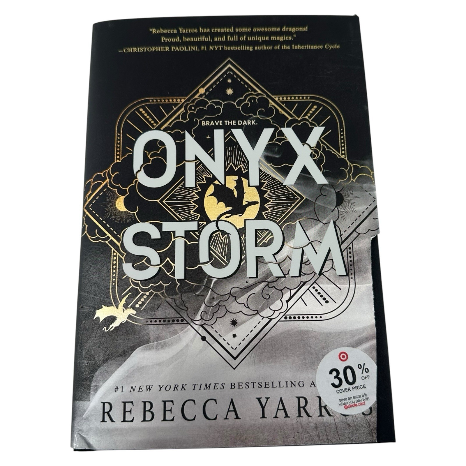 ONYX STORM Deluxe Limited EDITION BOOK HARDCOVER TARGET EXCLUSIVE Jacket Damage