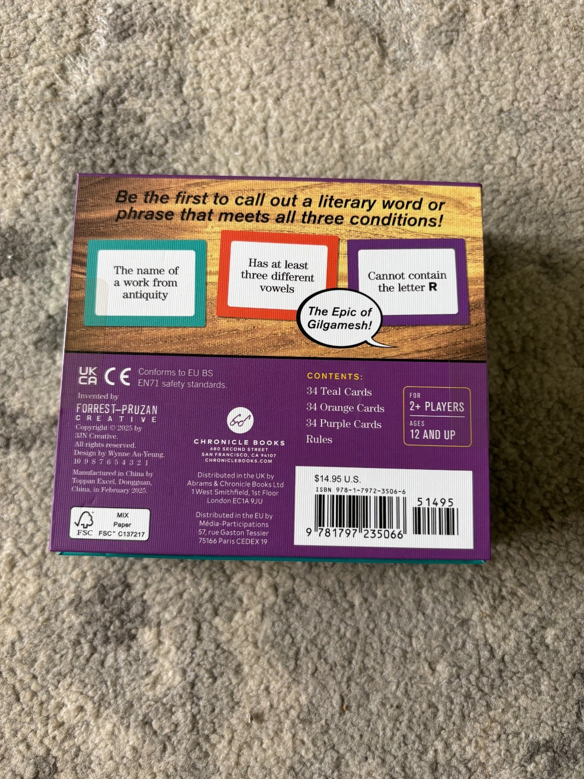 Literary Quicktionary : N. a Game of Lightning-fast Wordplay for Book Lovers,…
