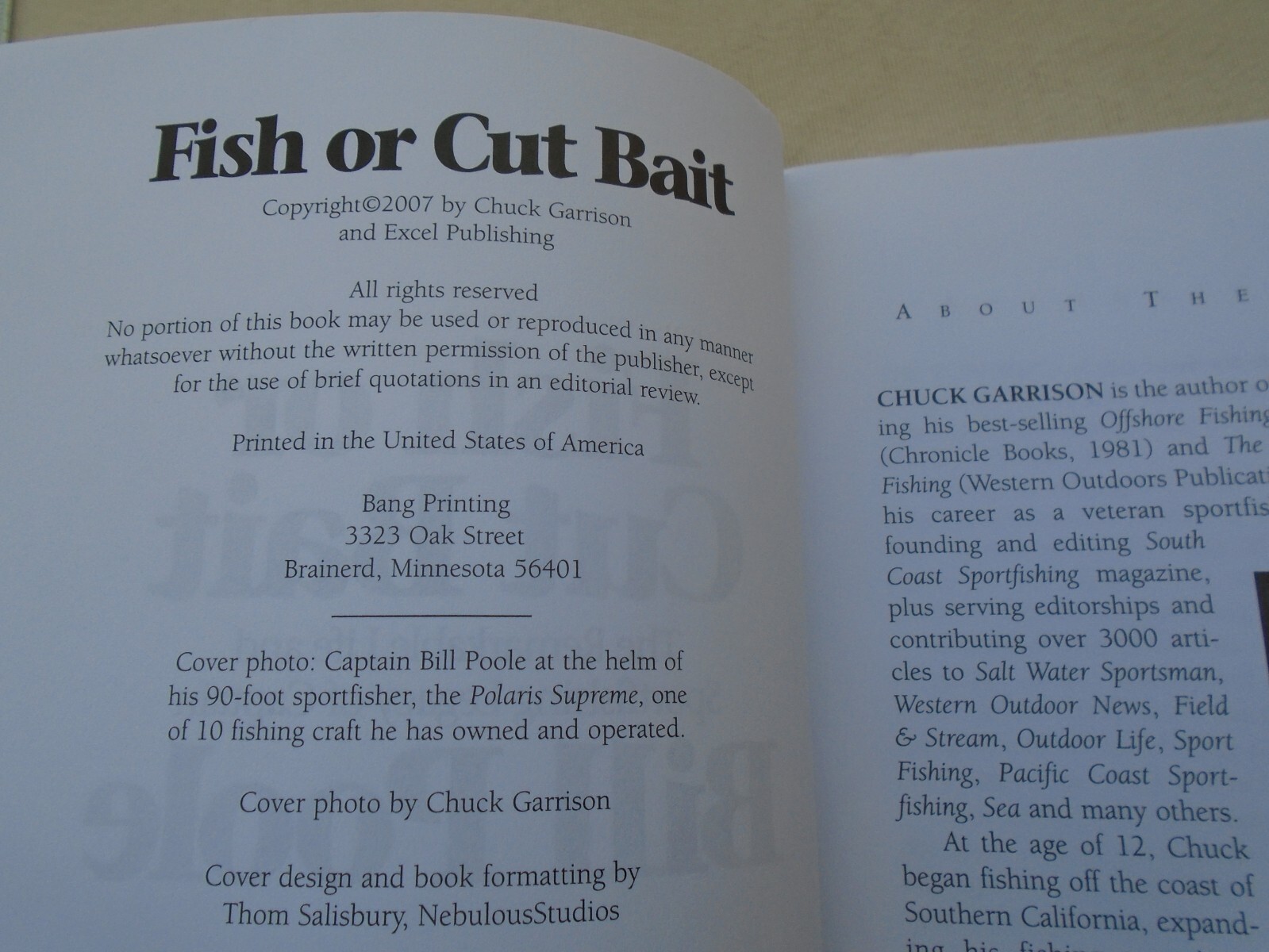 Fish or Cut Bait – The Remarkable Life and Sportfishing Legacy of Captain Bill P