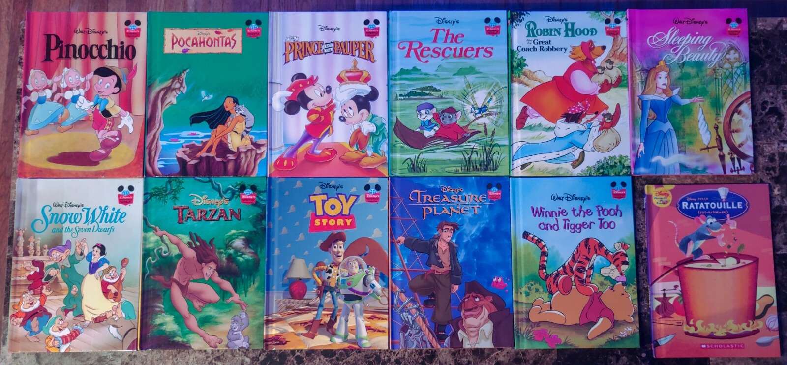 Disney Wonderful World of Reading Grolier Random House HC Book Pick & Choose Lot