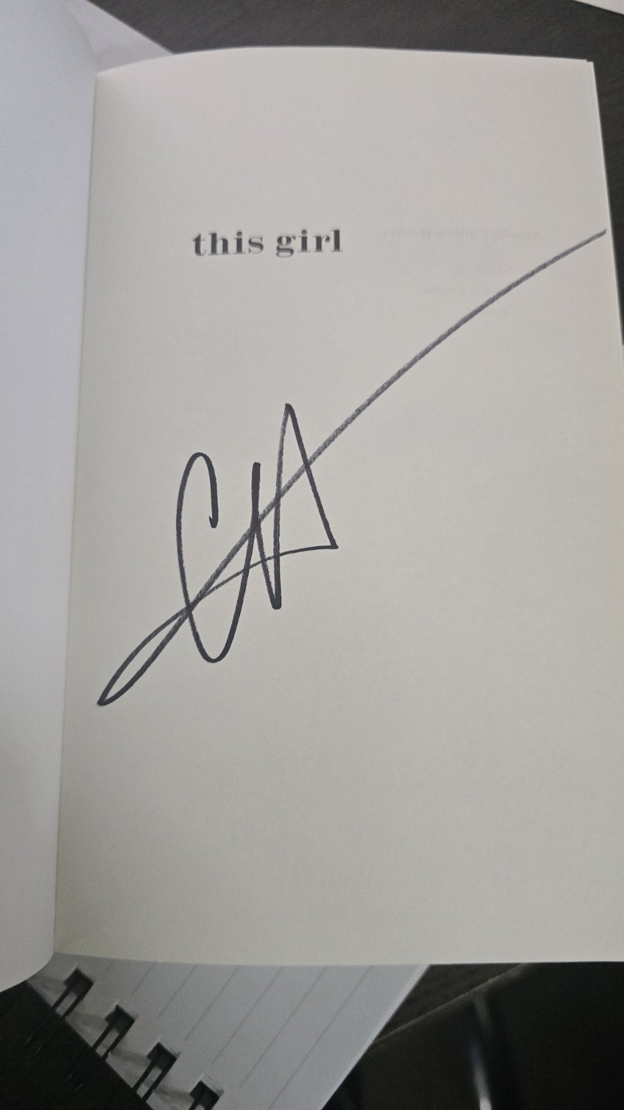 This Girl Colleen Hoover Signed Twice 2013 First Atria Paperback Bookworm Box