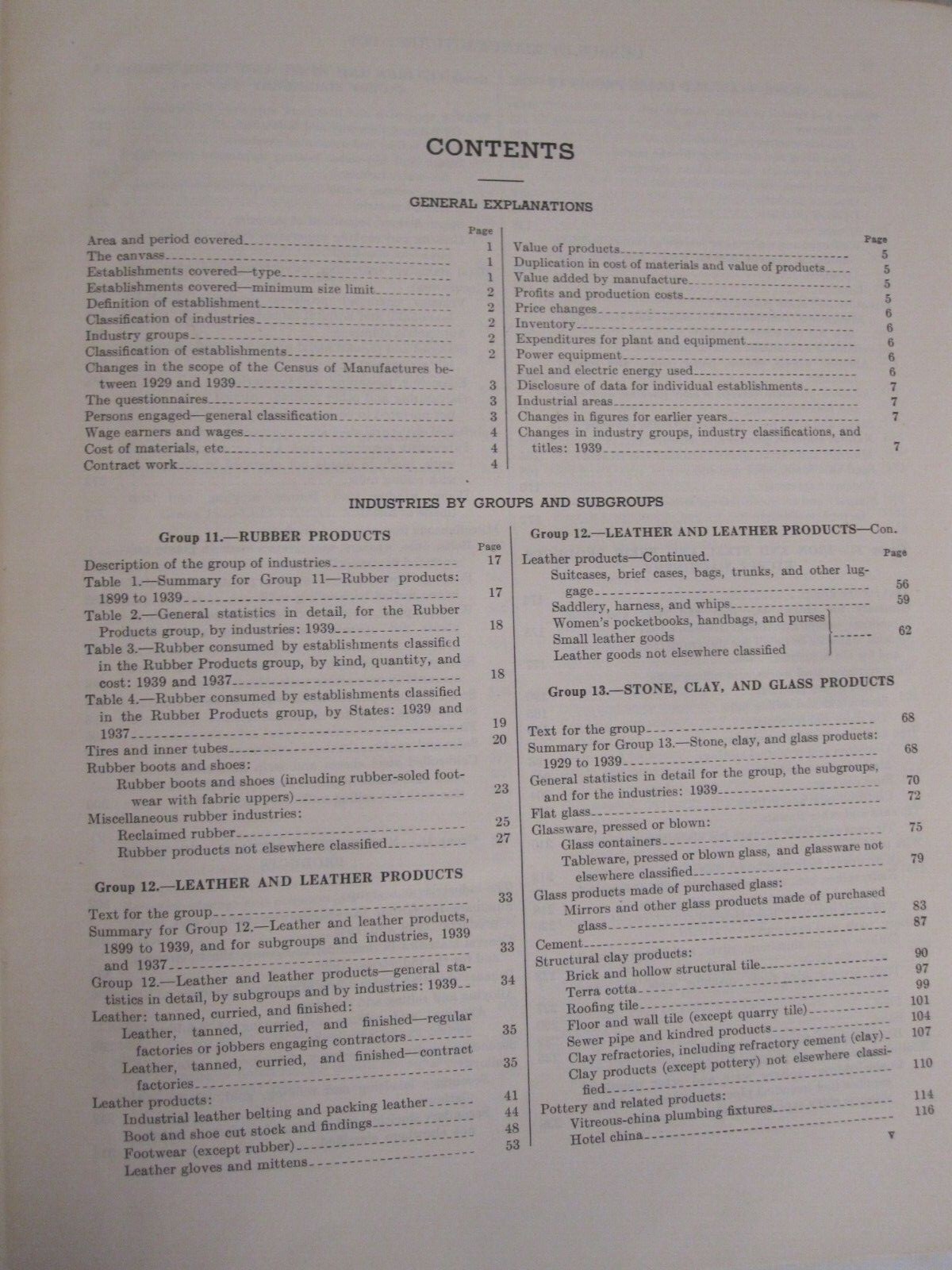Census of Manufactures for 1939, 16th Census 1940, industries; hardcover
