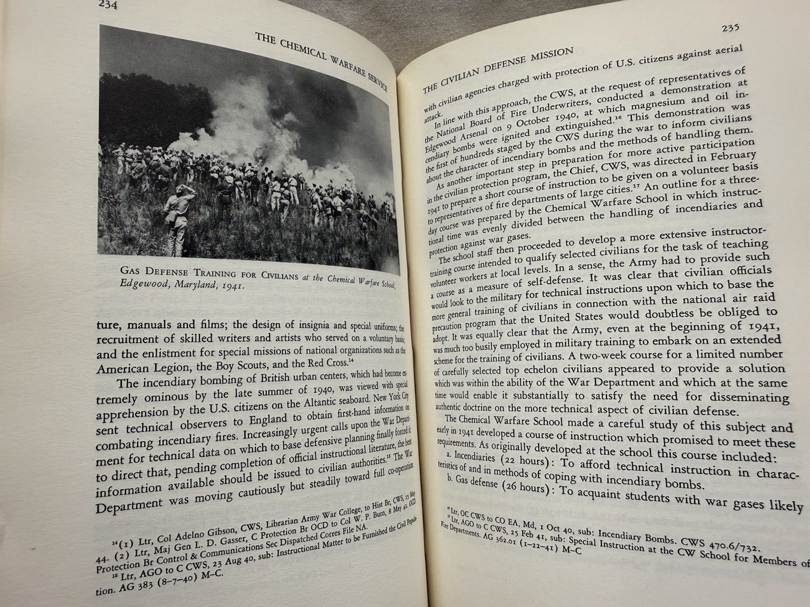 U.S. Army World War II (Green 1950’s HC Book)Technical Services:Chemical Warfare