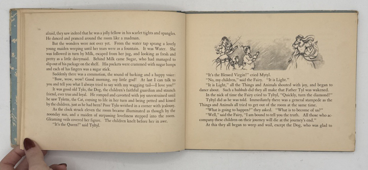 The Childrens Blue Bird, Vintage Maeterlinck’s HC BOOK 1939, B188