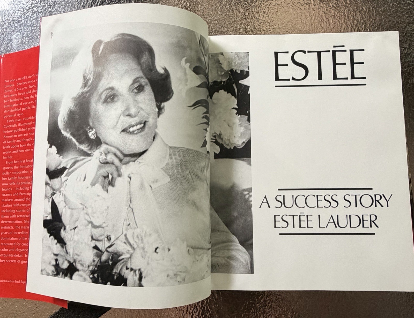 Estée A Success Story by Estée Lauder 1985 2nd Printing Hardcover Dust Jacket