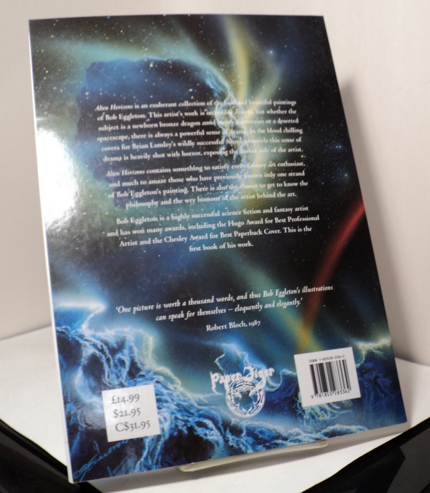 Alien Horizons – Fantastic Art of Bob Eggleton – text by Nigel Suckling – 1996