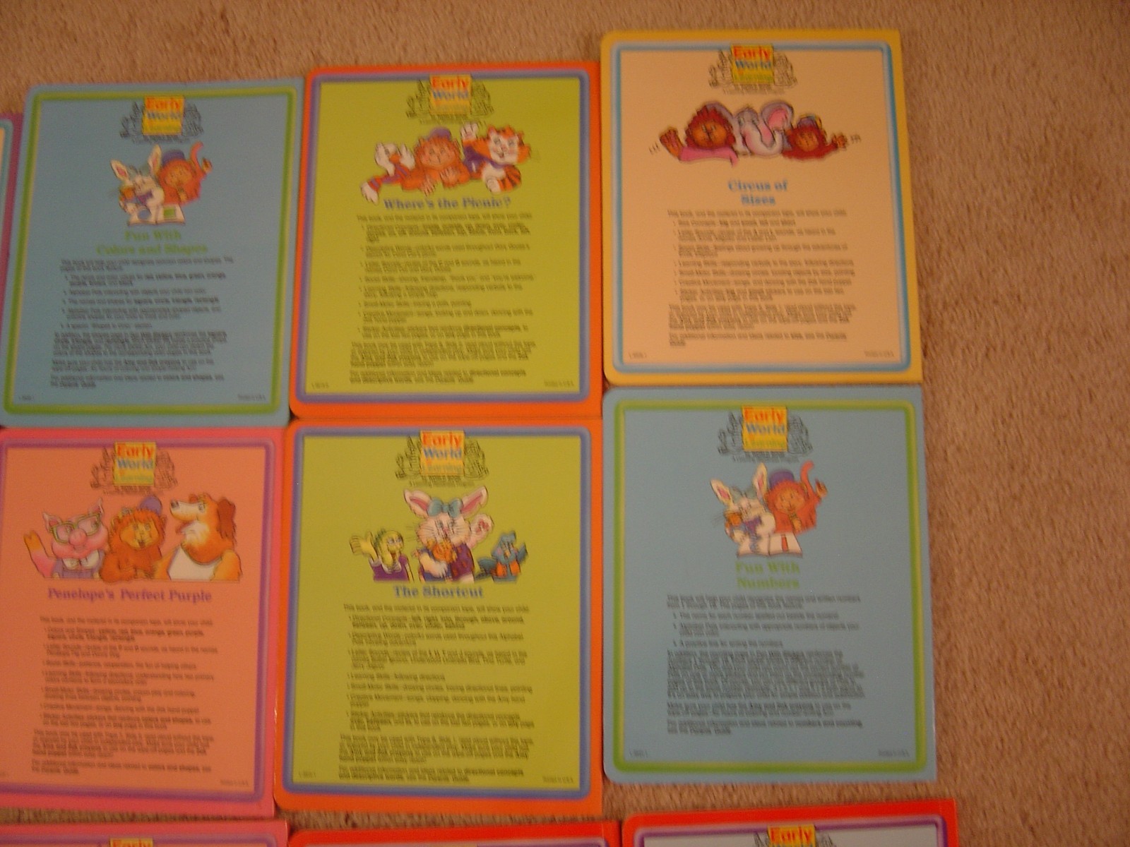Lot of 21 Early World Of Learning Books by World Book