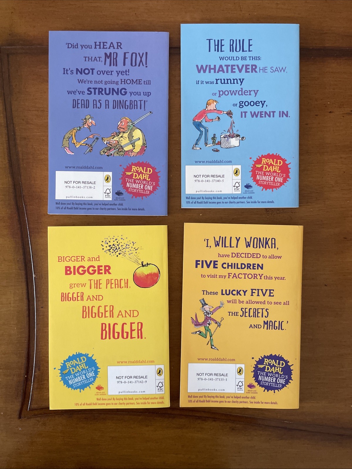Lot of 14 Roald Dahl PB Books BFG, Boy, Witches – Penguin Random House UK