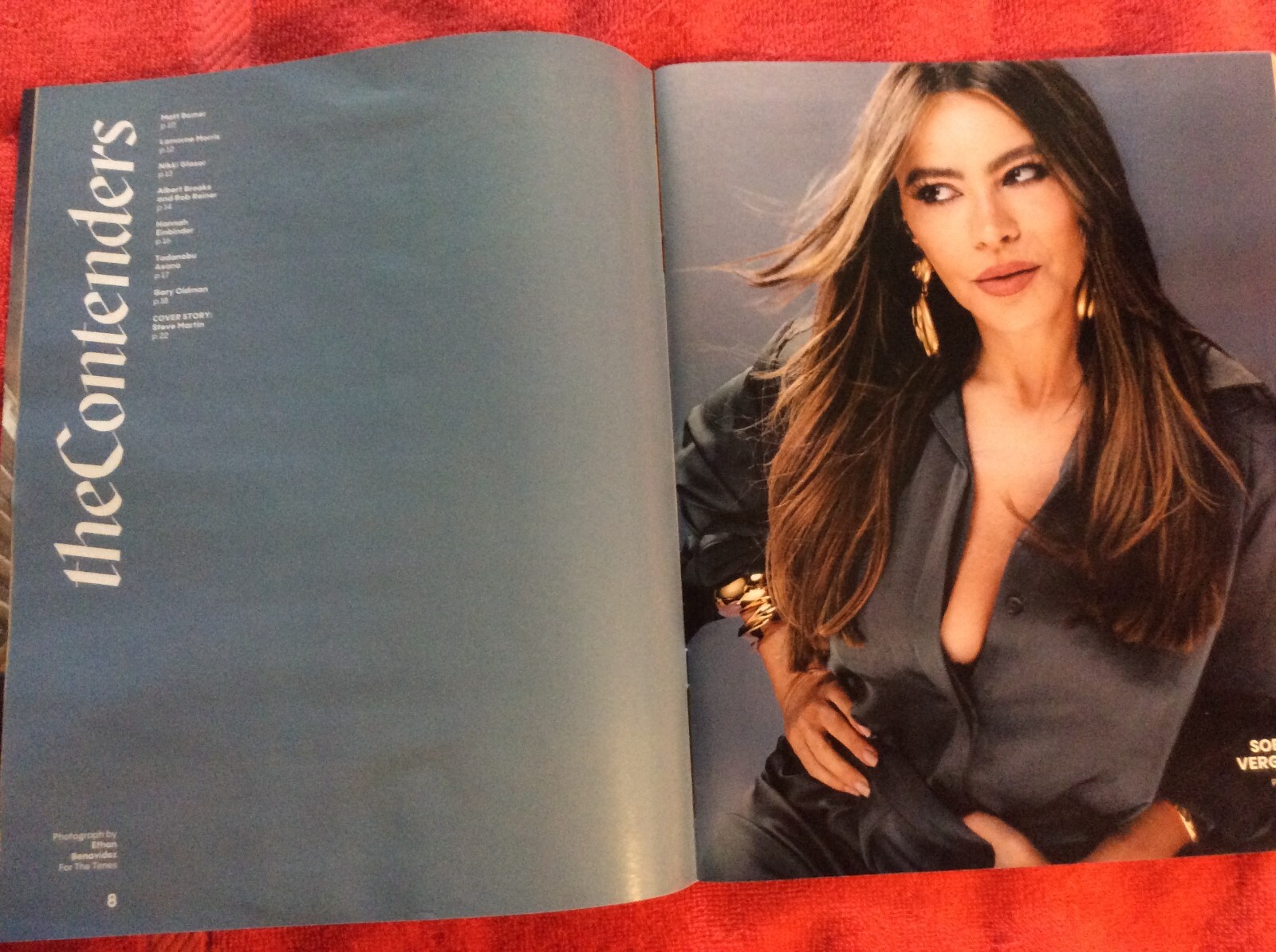 THE ENVELOPE LA TIMES AUGUST 20 2024 SOFIA VERGARA STEVE MARTIN ROB REINER