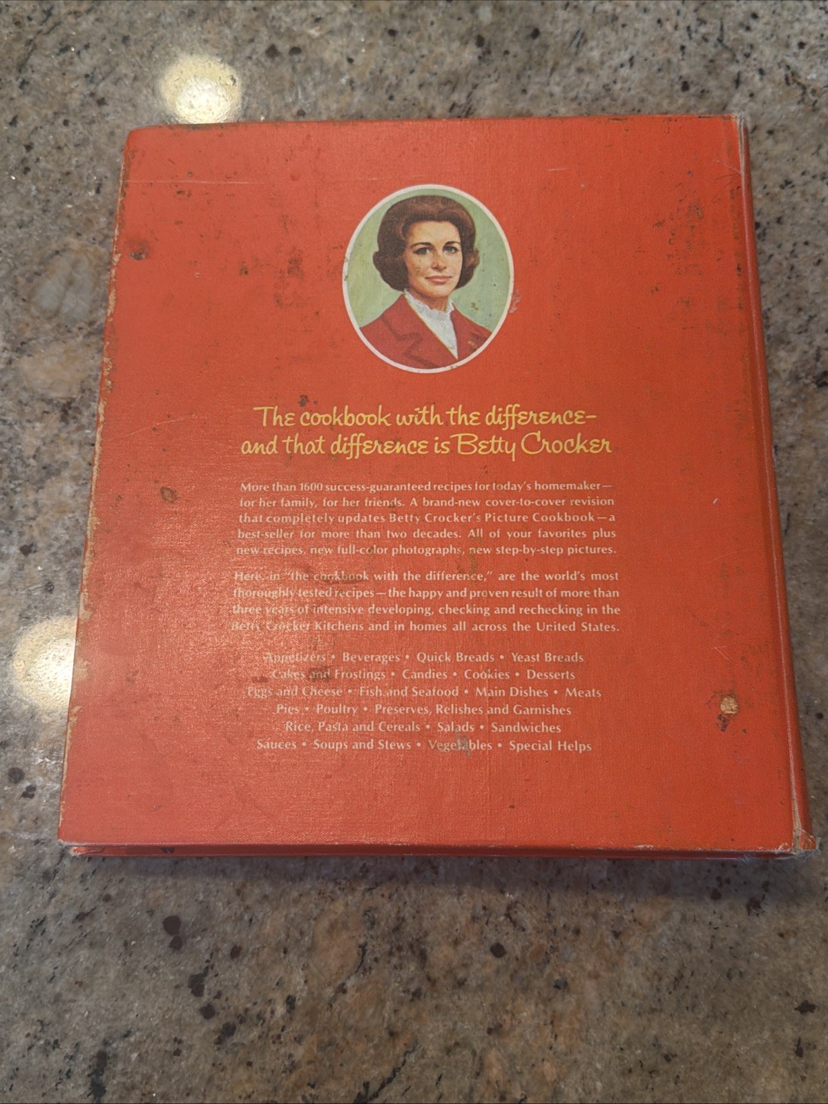 Vintage Betty Crocker’s Cookbook 1973 12th Printing Pie Cover Book Crocker