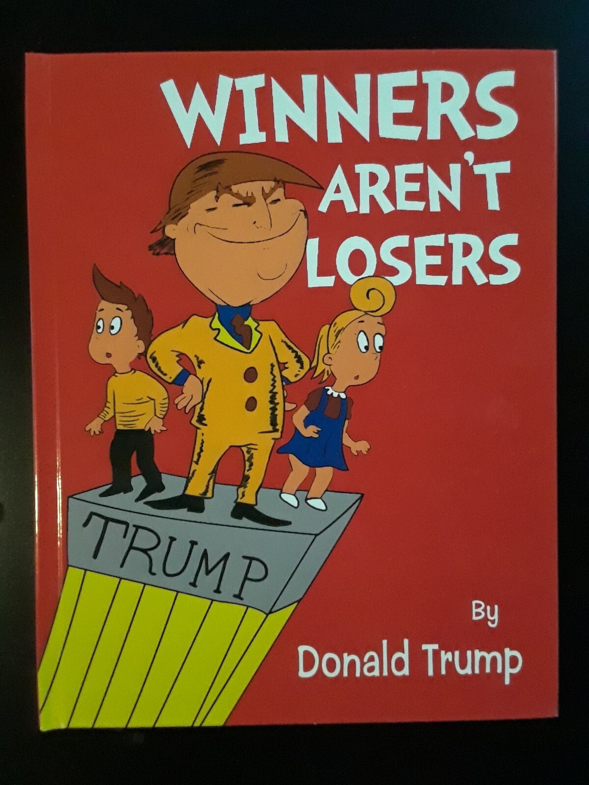 „Hardcover“ Winners Aren’t Losers Children’s Book Donald Trump Jimmy Kimmel Maga