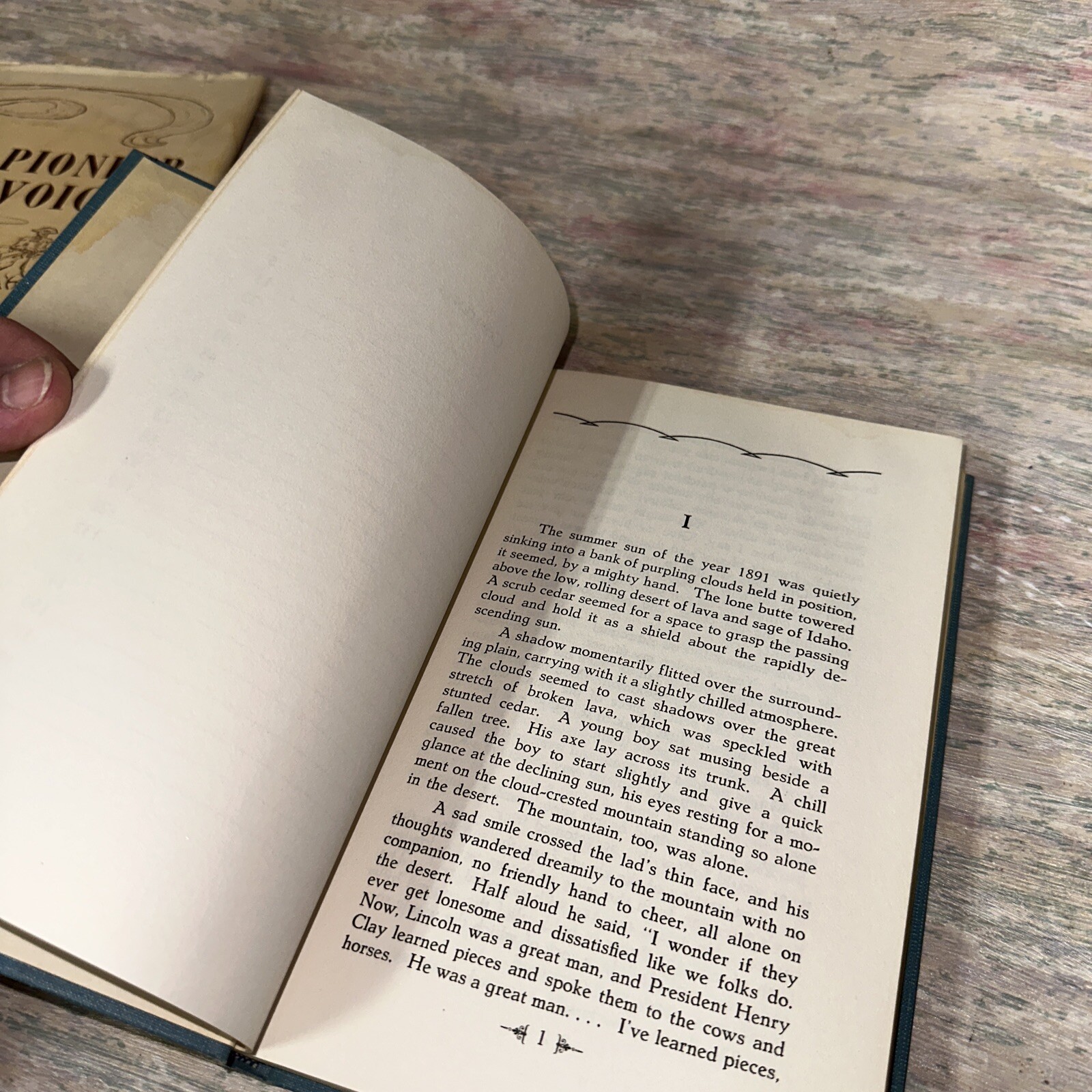 PIONEER VOICES Thomas G. Bond 1955 Hardcover with Dust Jacket SIGNED