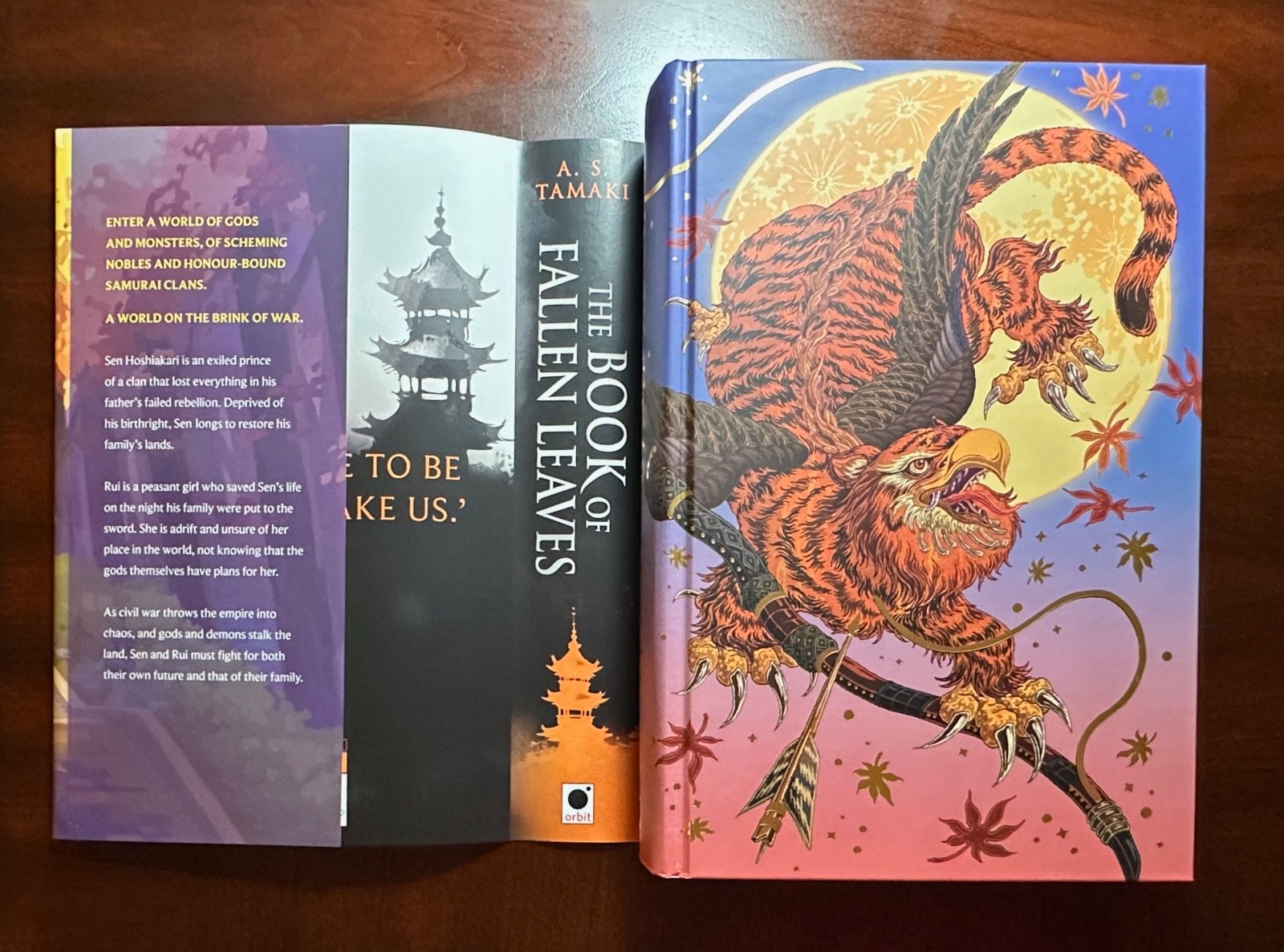 FairyLoot: Book of Fallen Leaves by AS Tamaki & Mortedant’s Peril by RJ Barker